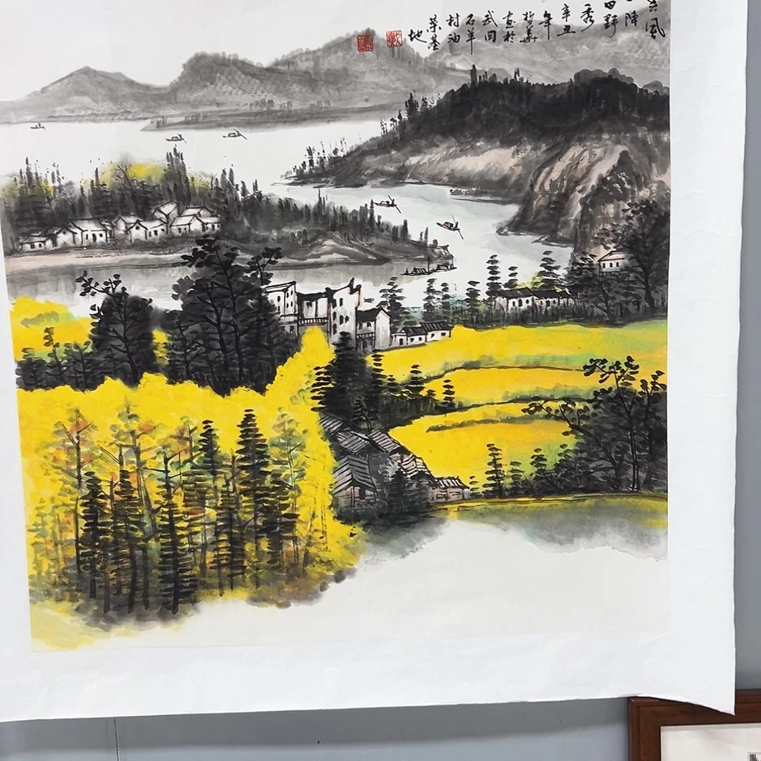 池***色国画A精品书画作品