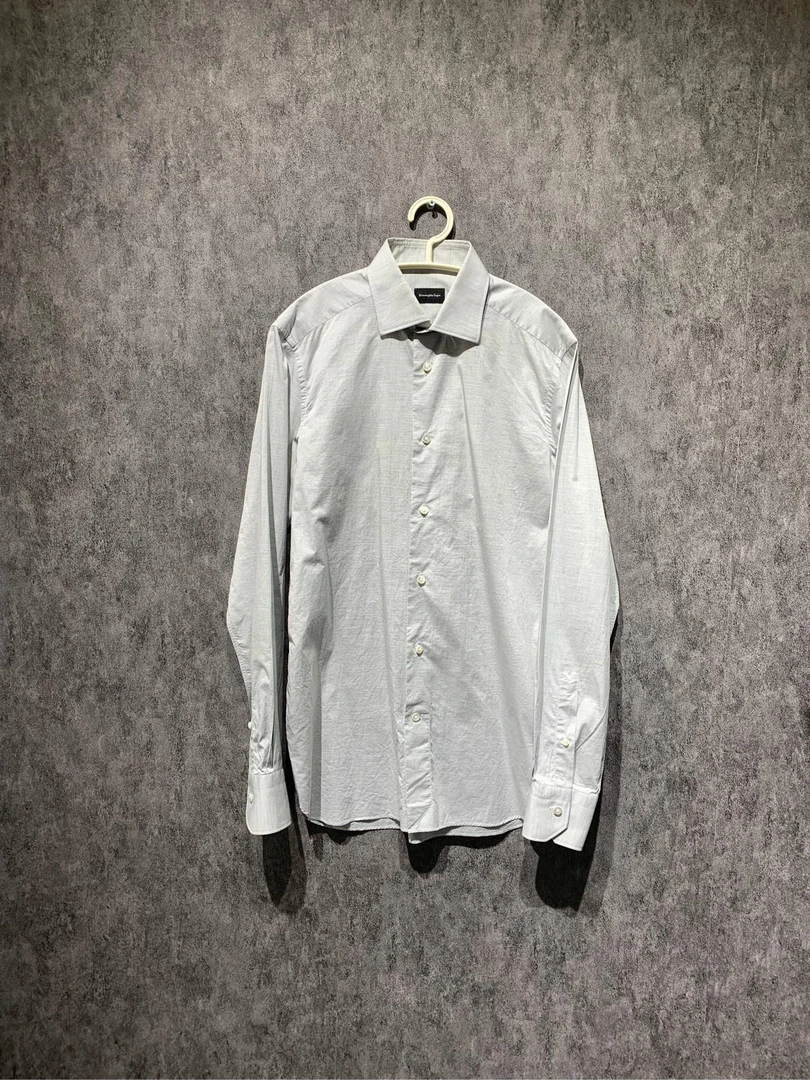 99新  【Zegna】杰尼亚 蓝色衬衫/M码/公价5800/Y7903630