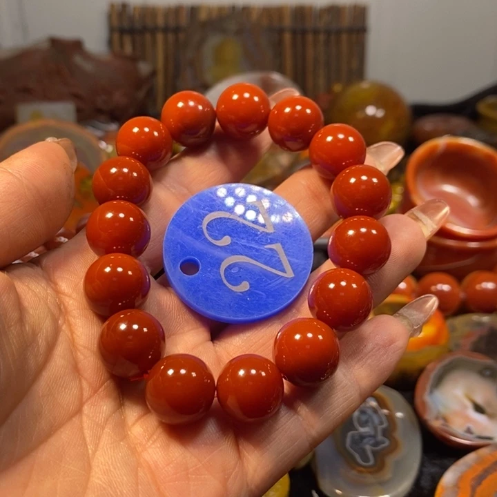 玛瑙/玉髓手链未镶嵌这****候