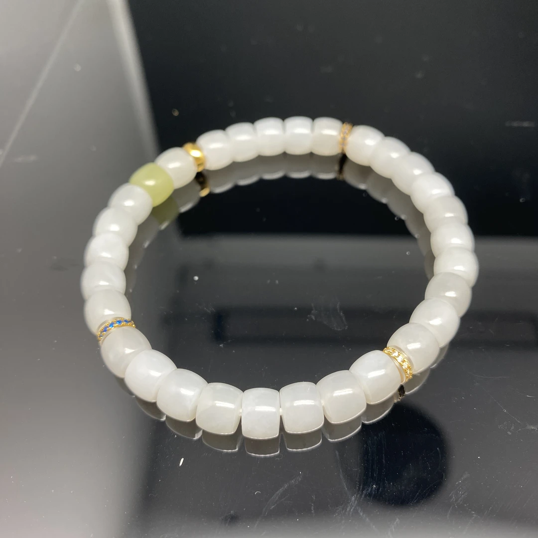 B1221GMD483(多样性发其一）和田玉手串