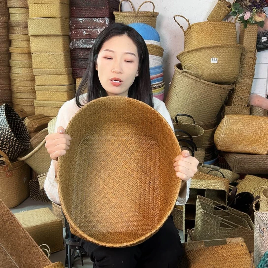 草编草编包/草编收纳盒微瑕疵