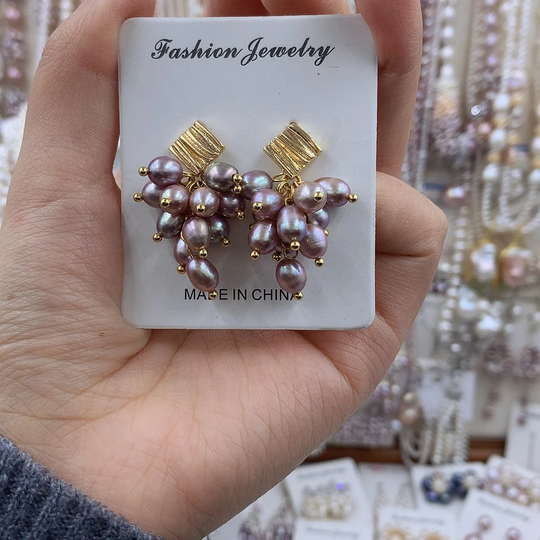 项链银S925镶嵌淡水珍珠