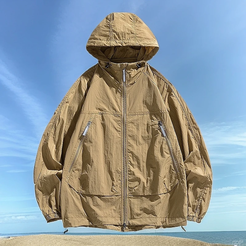 玛斯柏UPF100+冰丝防晒衣男女款夏季潮牌户外旅行防紫外线防晒服