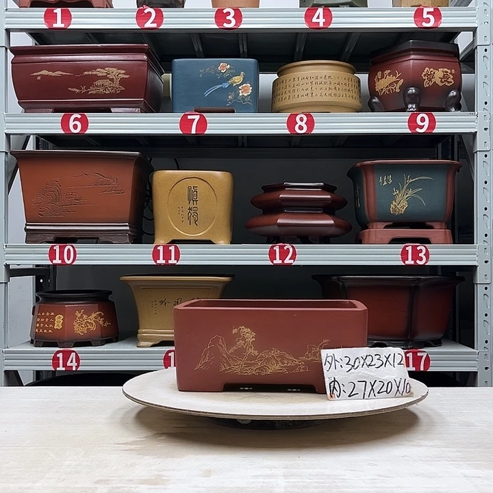 紫砂花盆紫砂花盆