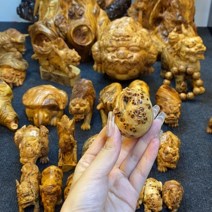 柏木刘**?钱袋子手把件