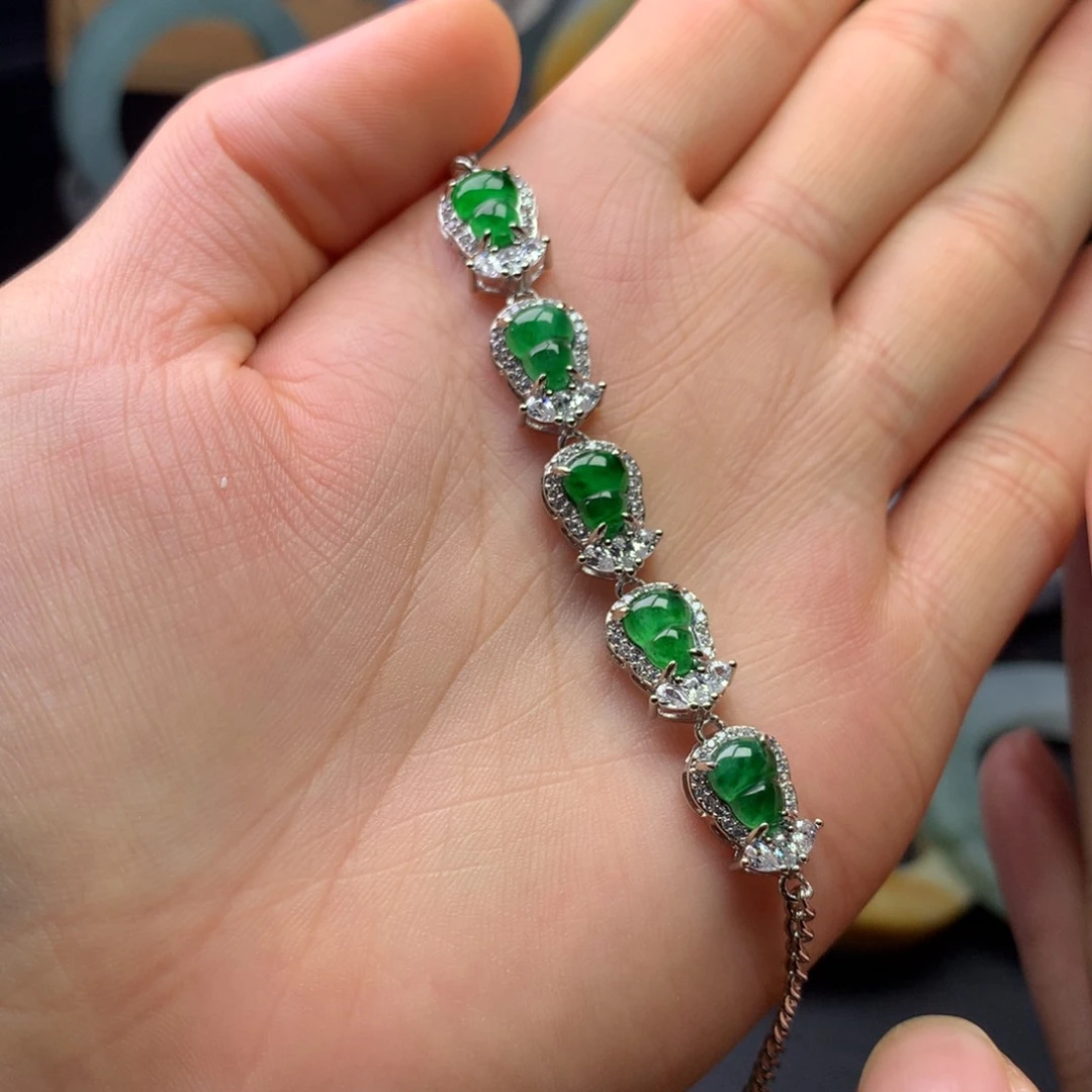 未镶嵌手链翡翠手链