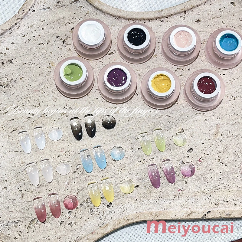 气垫拍拍胶-美优彩遮瑕彩绘气垫拍拍胶非磨砂感【甲油胶需要照灯】