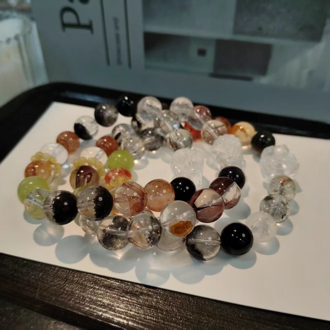 【书记甄选】天然原创水晶单圈手链 约10mm多样性发一件 3026JS