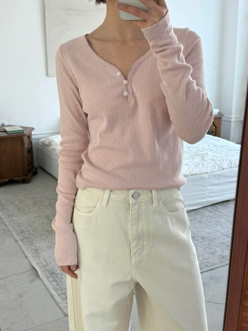 壹韩国东大门女装2025春季新款打底衫女914e