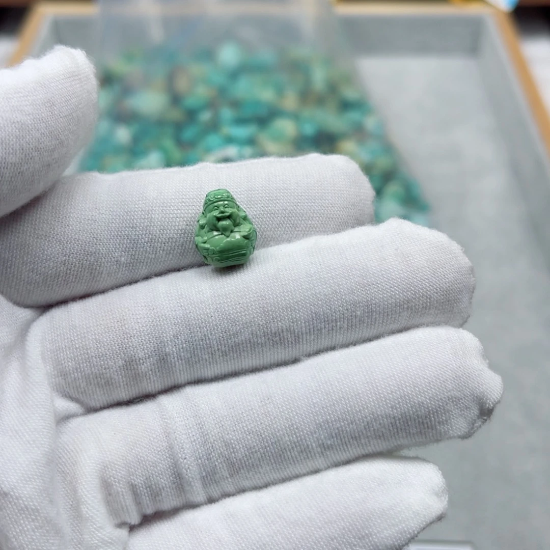 绿松石未镶嵌挂件