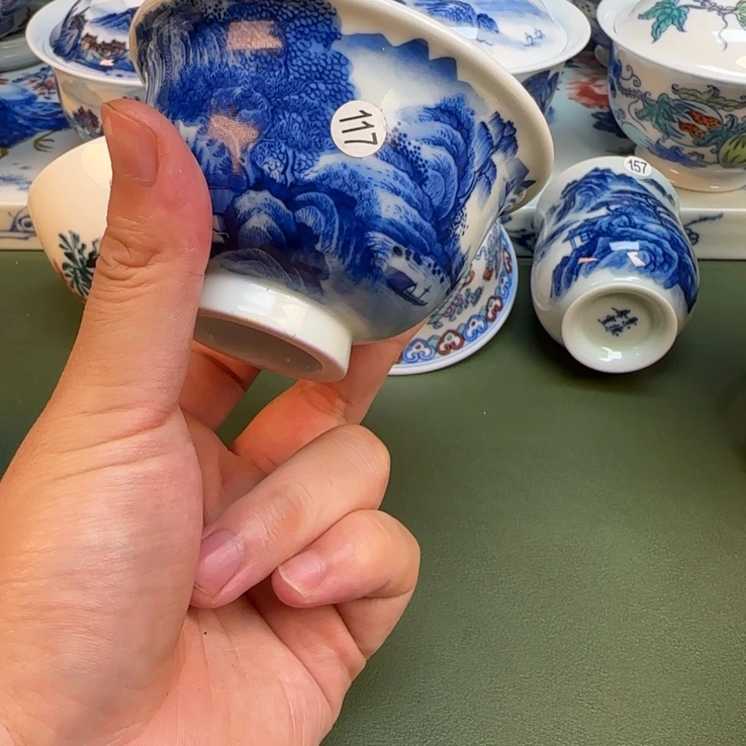 彦祖纯手工手绘茶具117