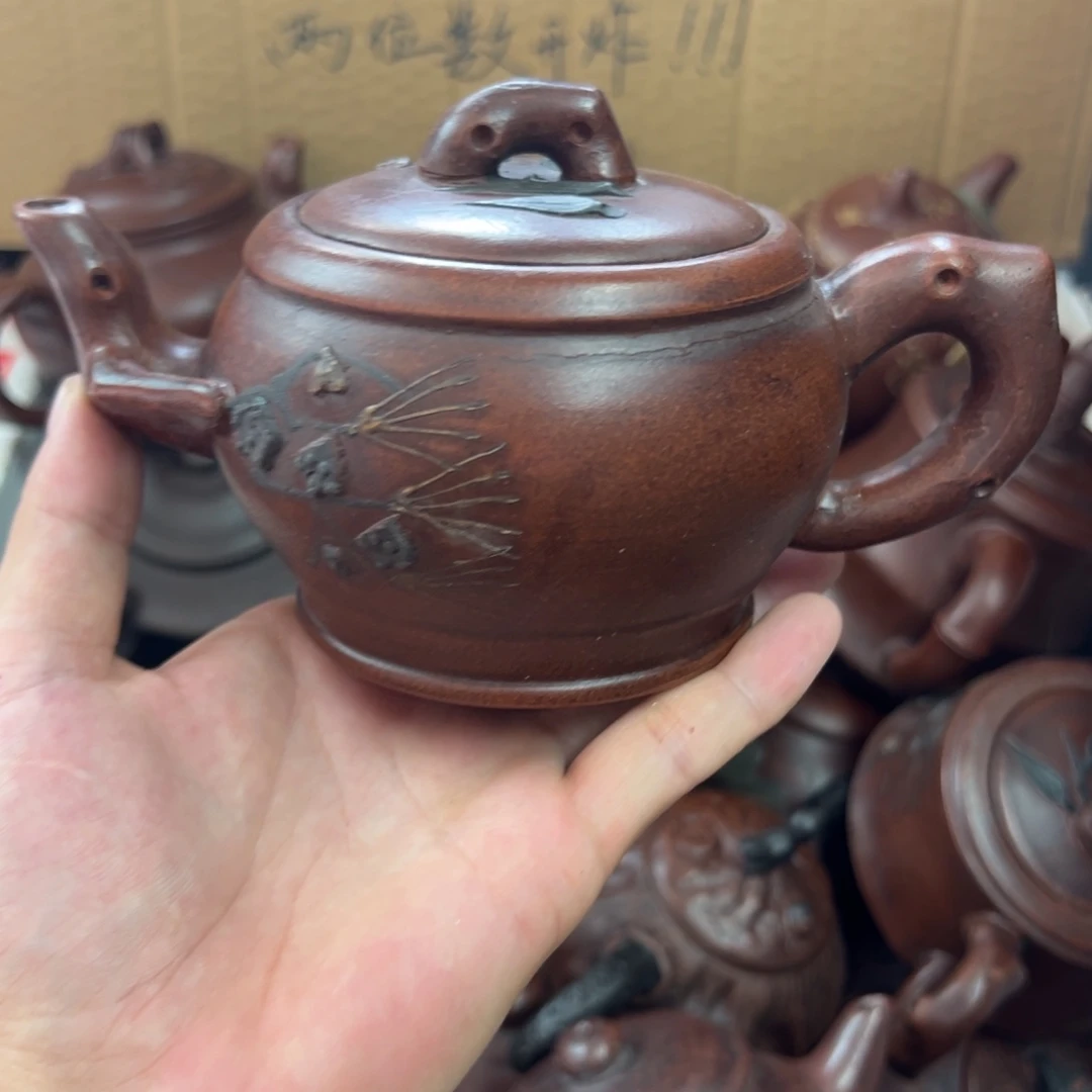 紫砂茶壶宜兴原矿紫砂壶350毫升容量