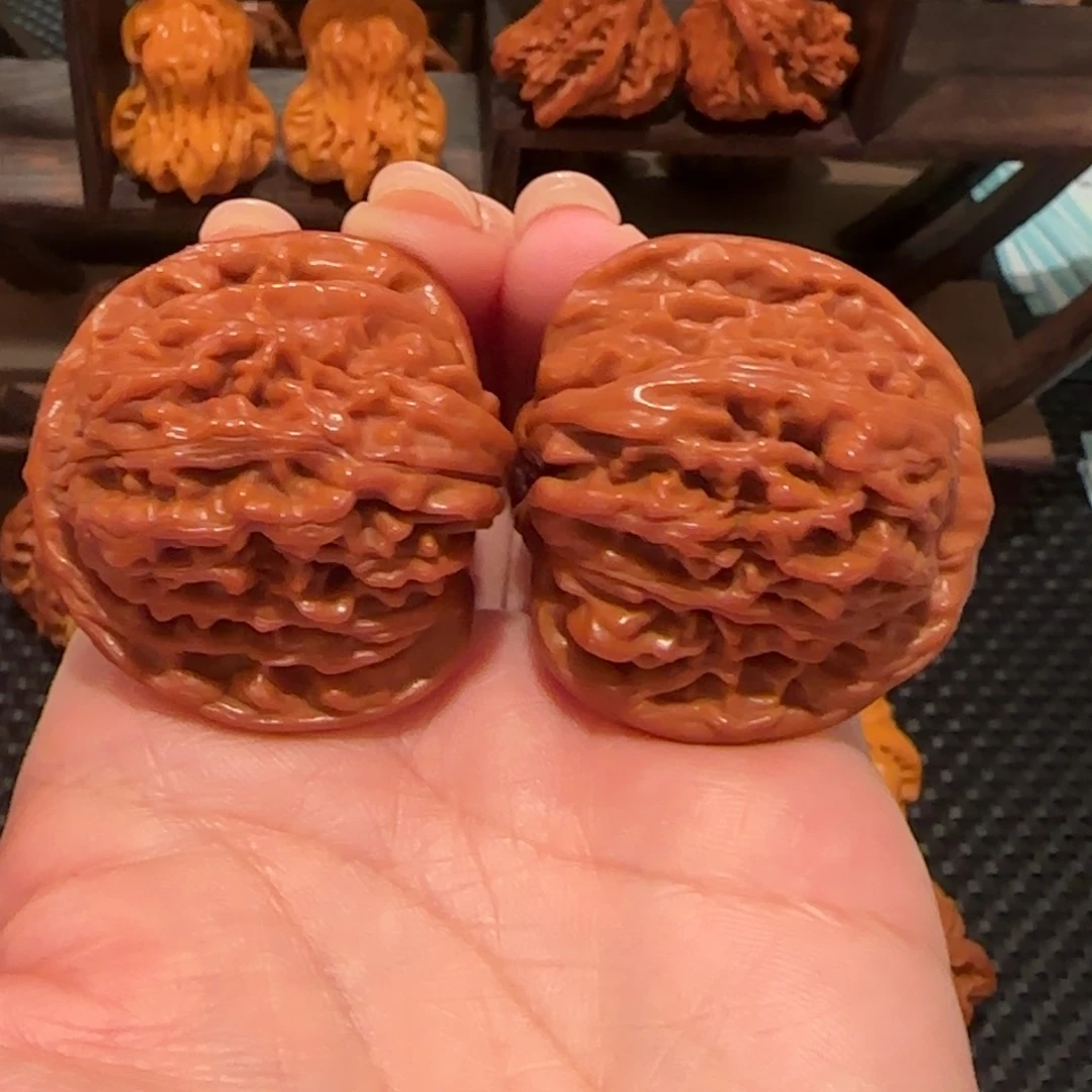 桃核把件四座楼40精品1333