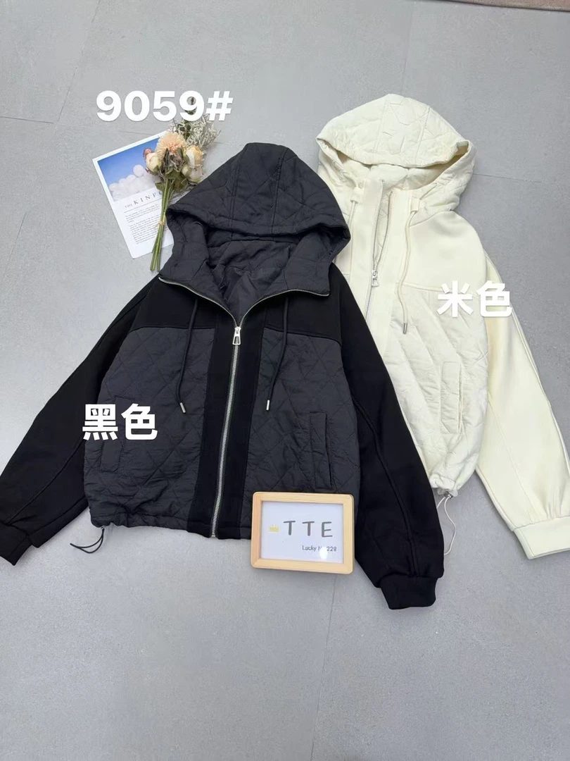 【TTE严选】2025冬装9059拼接连帽厚料外套（1118-05）