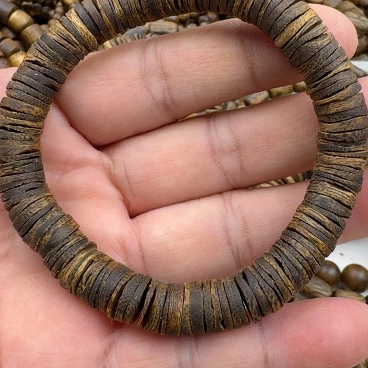 沉香手串金沙叶手串9克