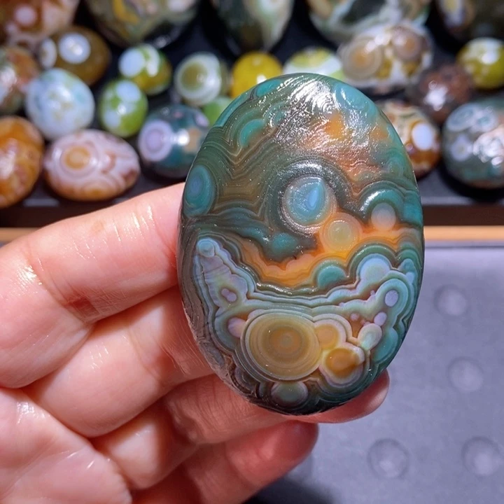 未镶嵌玛瑙/玉髓珠宝半成品129