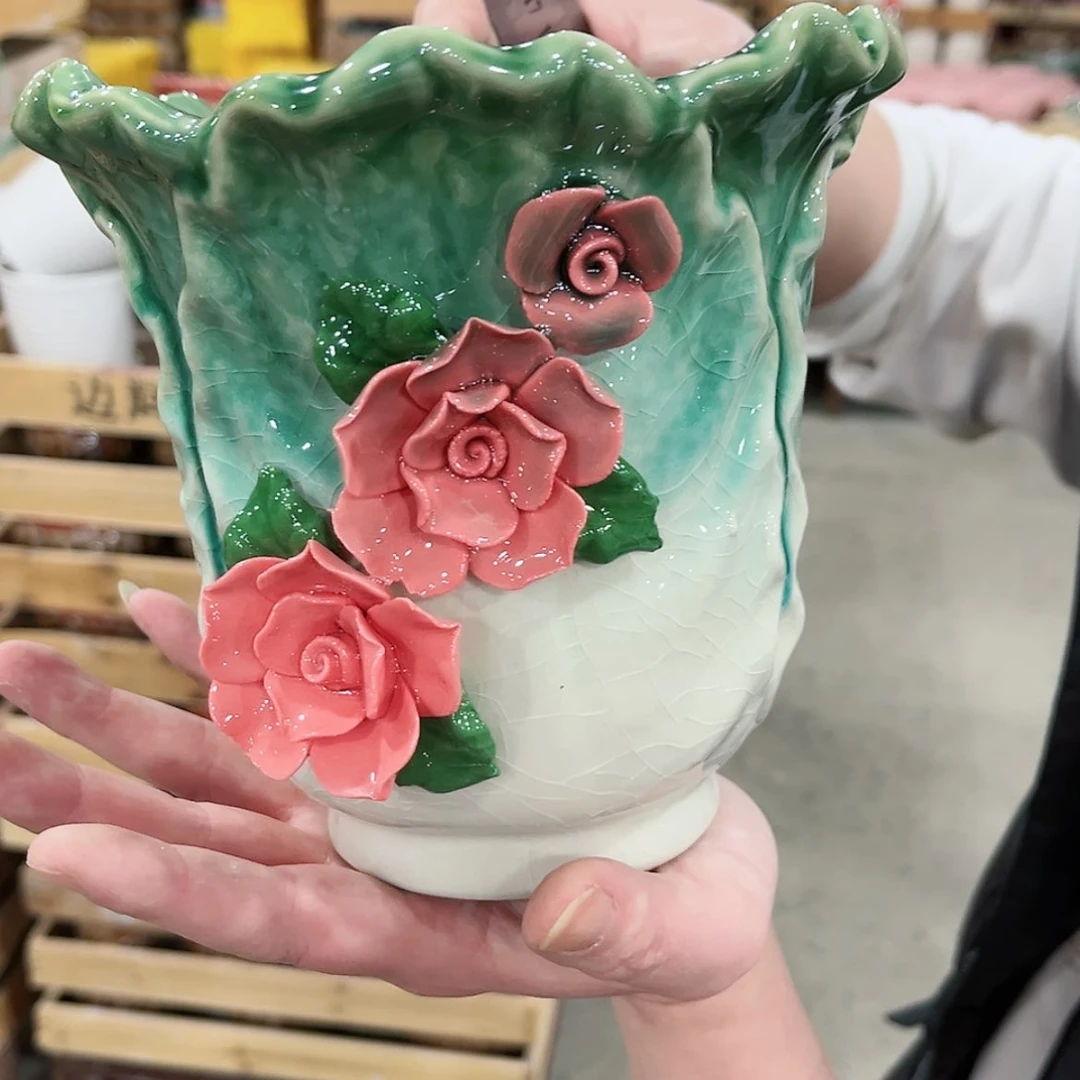 【闪购商品】陶瓷陶瓷多肉植物花盆