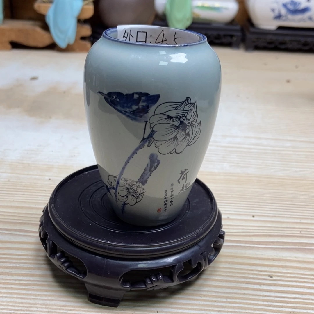 瓷片陶瓷花盆陶瓷艺术