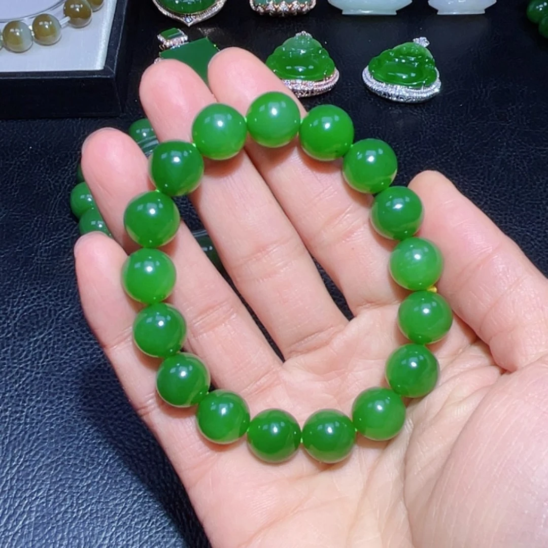 潘***馆和田玉未镶嵌手链