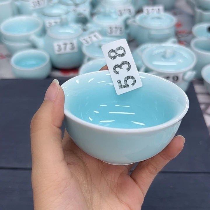 龙泉云间青瓷小米茶器