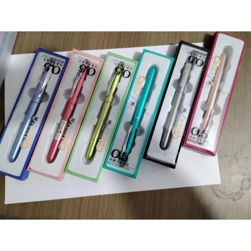 直液式走珠笔速干油墨0.5笔芯（6盒独立包装）
