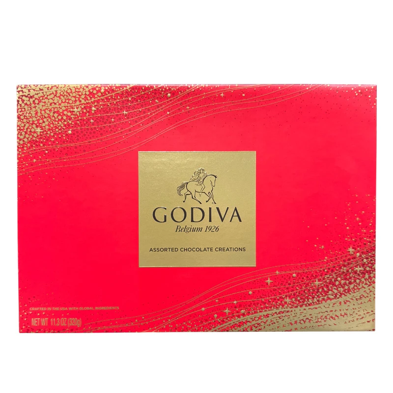 歌帝梵牛奶黑巧克力混合口味礼盒装27粒320g效期2025.9月-11月