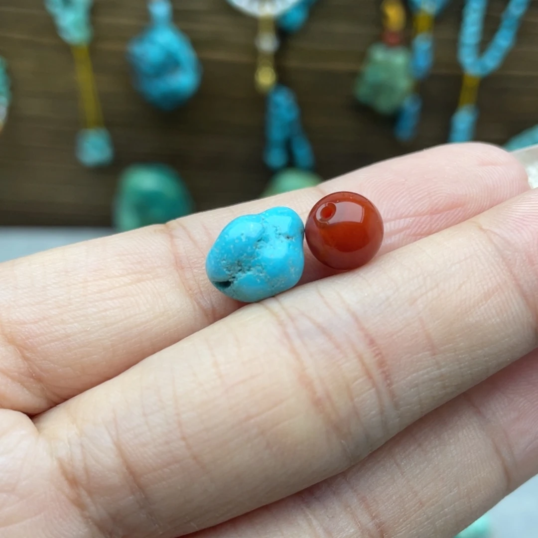 南红玛瑙未镶嵌藏扣