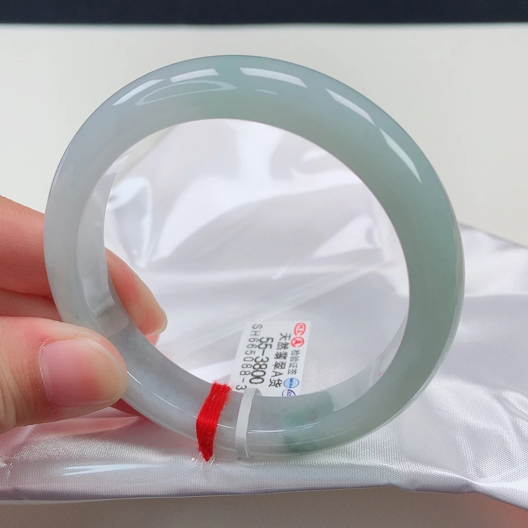 翡翠手镯未镶嵌55正圈