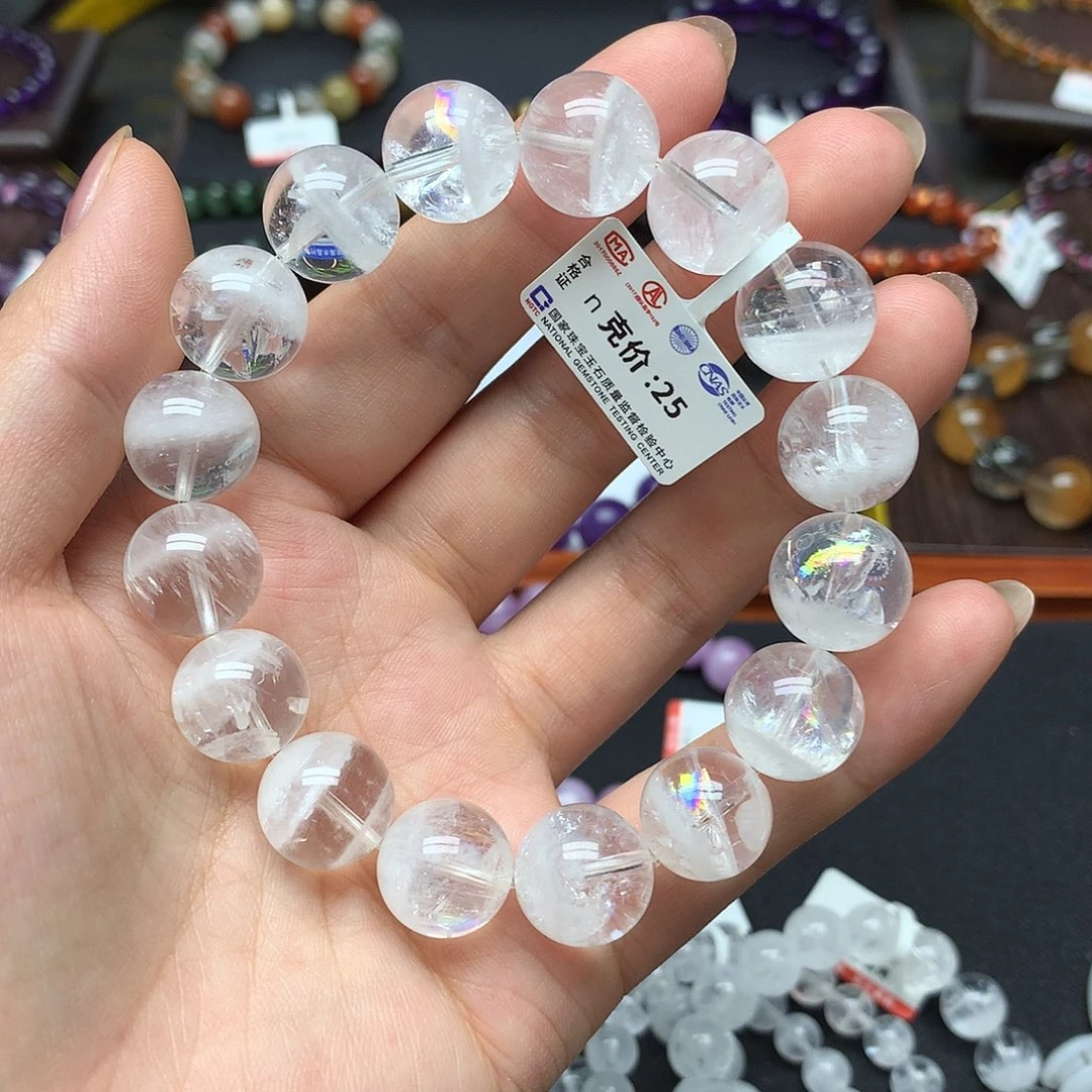 水晶未镶嵌手链手链