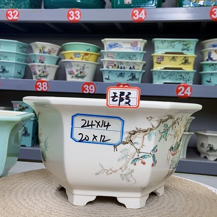 紫砂花瓶紫砂花盆