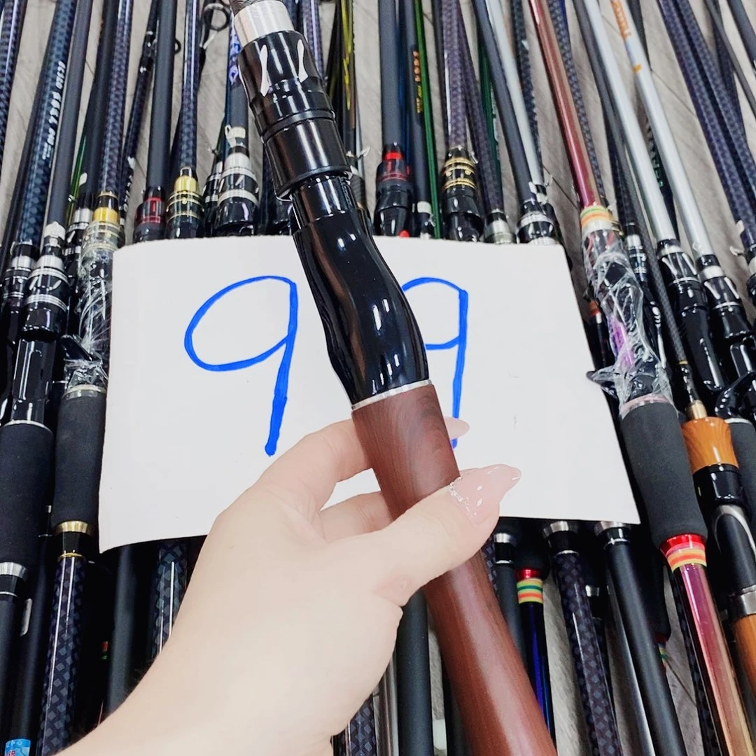 伸缩深色直柄2.4米路亚竿