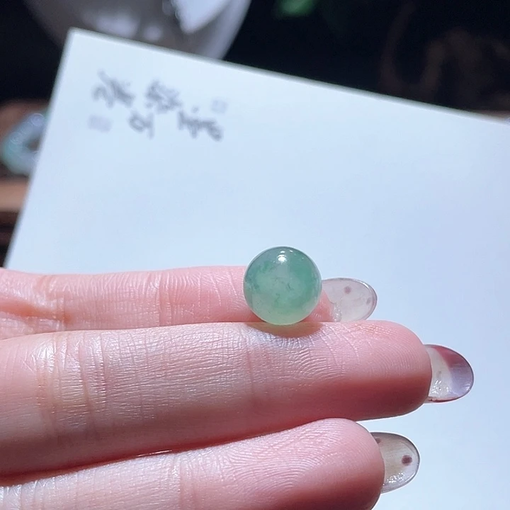 翡翠散珠11.1金丝绿珠珠