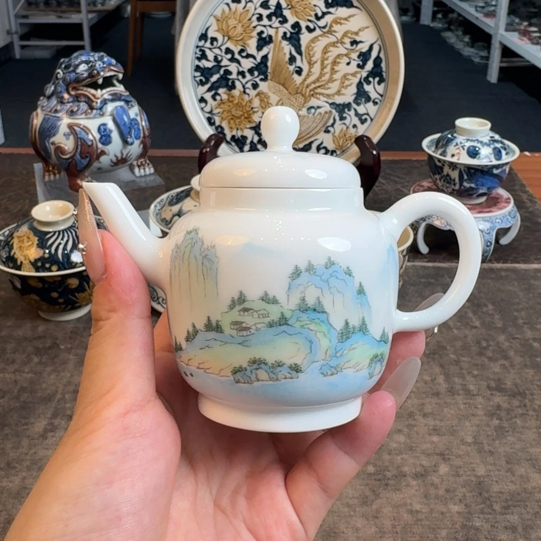 丰良窑制手工手绘壶福利款