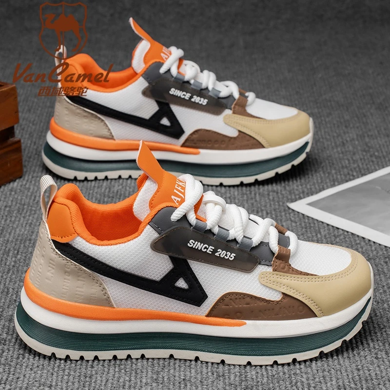 VANCAMEL/西域骆驼新款休闲网面运动鞋百搭夏季防滑运动鞋潮流