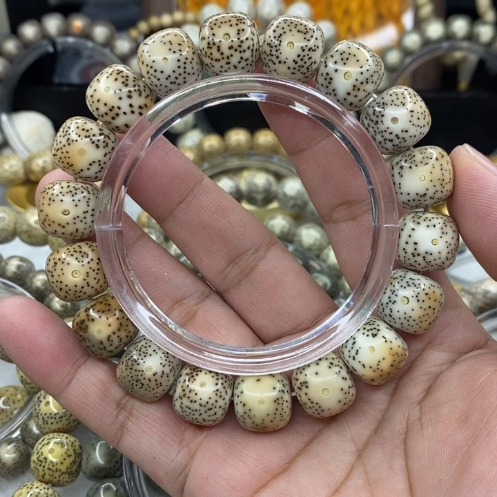 化***里手串星月菩提13火烧云星月菩提