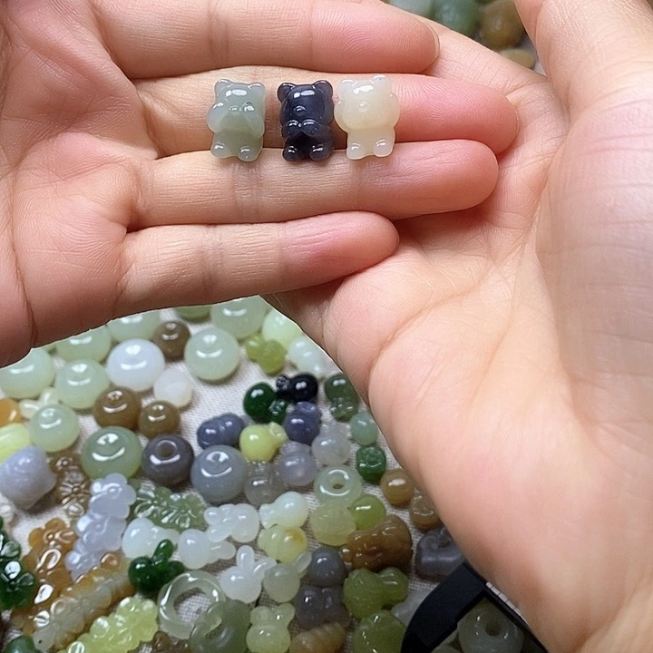 未镶嵌和田玉挂件三不熊98一个多样性发其一