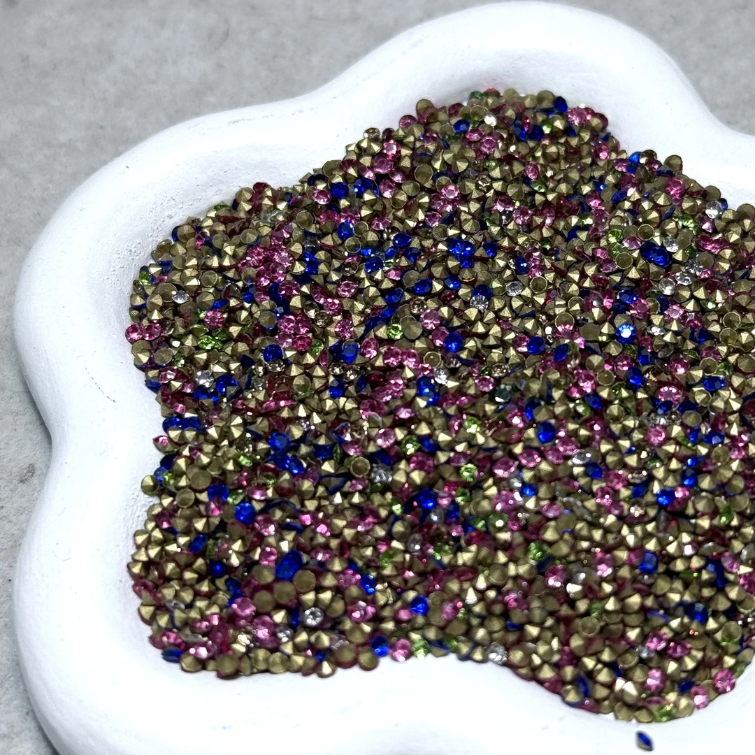 【小胖墩美甲饰品】尖底钻