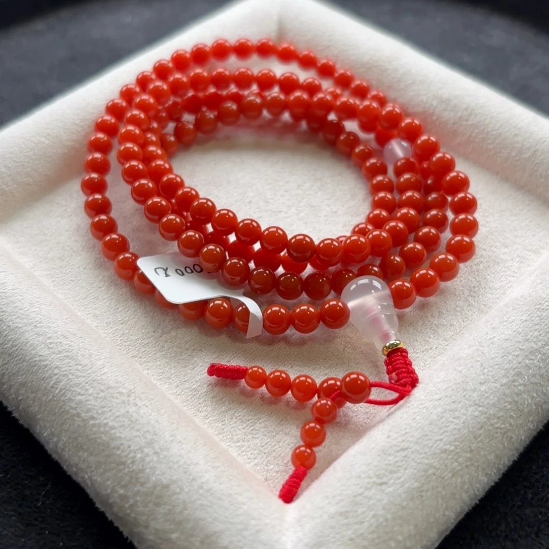 南红玛瑙手串5+未镶嵌