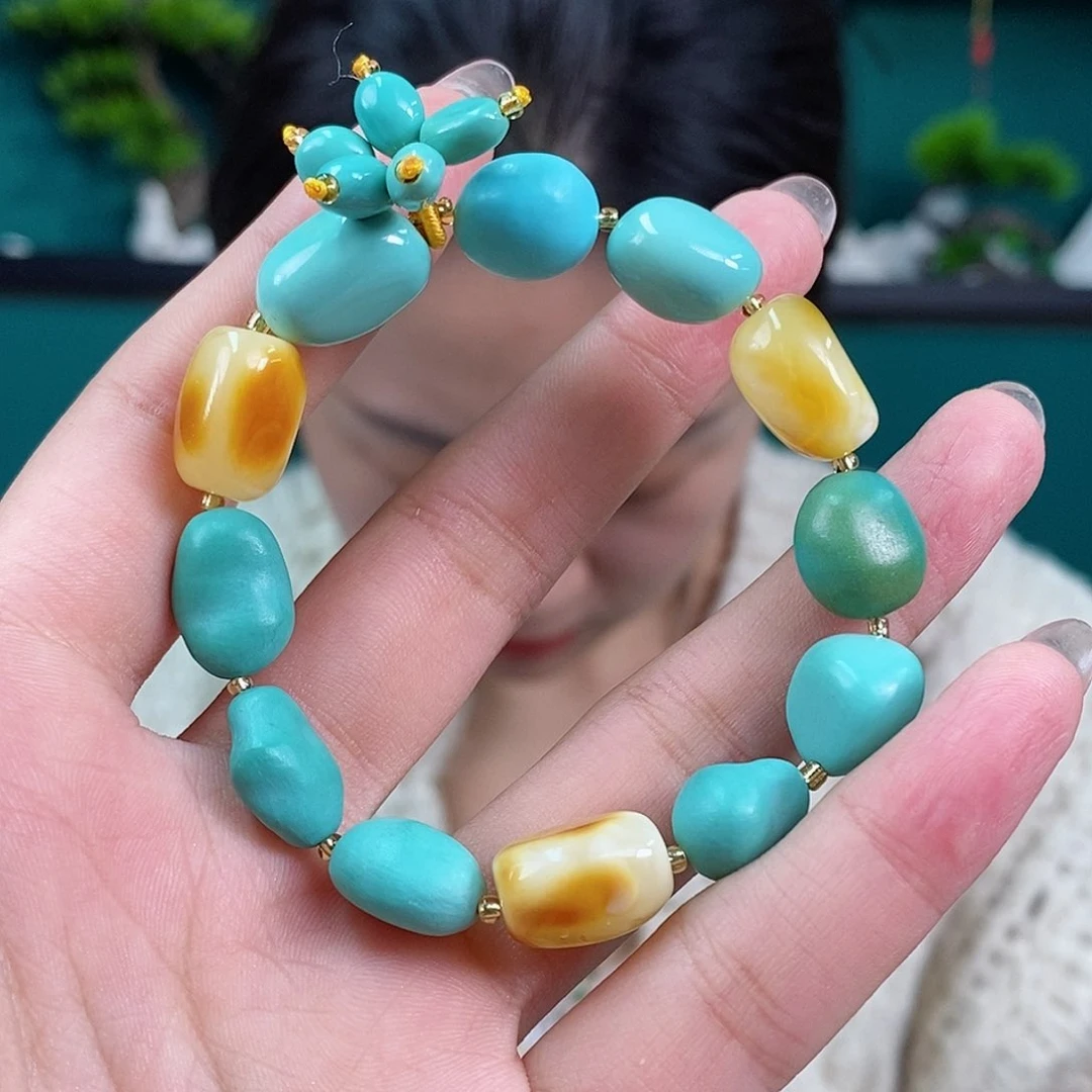 绿松石珠宝奇石未镶嵌