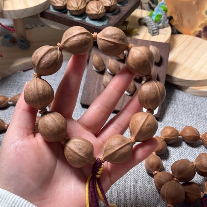 尘***星橄榄核手串/手链2126梅林铁三花橄榄核