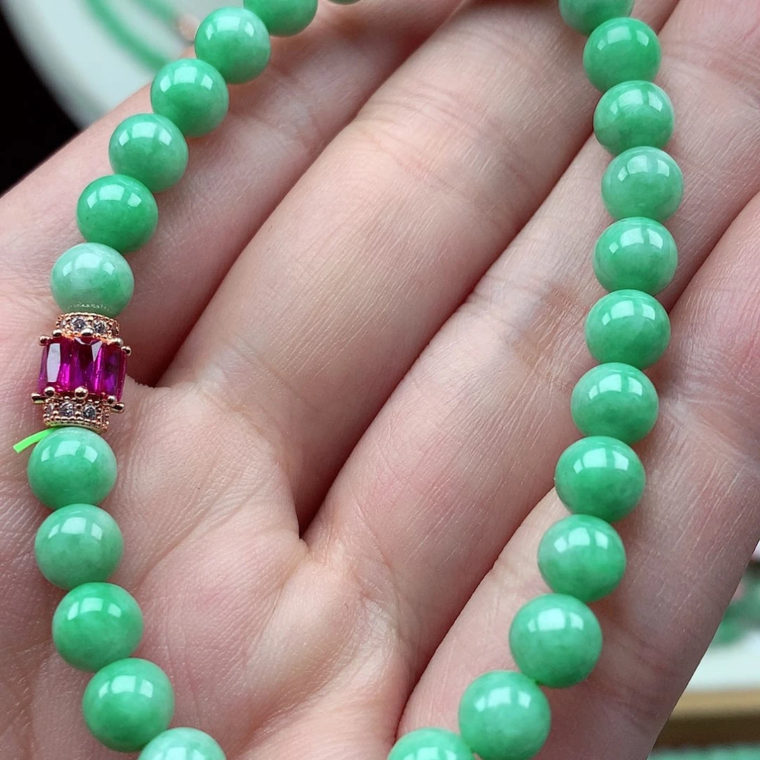 翡翠未镶嵌项链翡翠