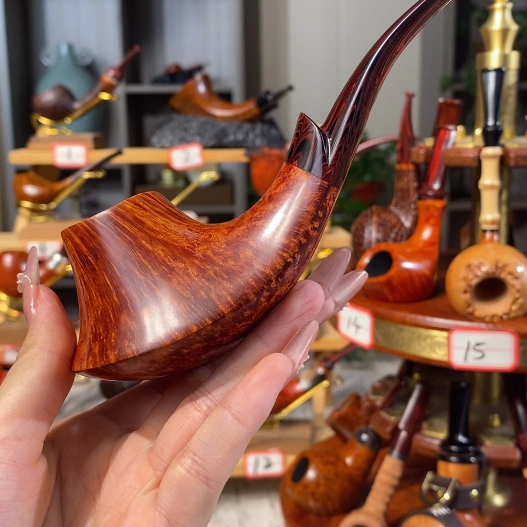 晖***皇刺猬石楠木烟斗火山