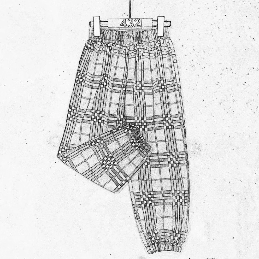 格格防蚊长裤童装