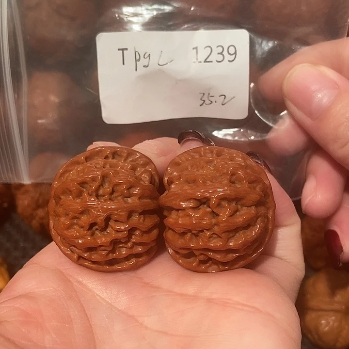 吊坠文玩核桃苹果园35