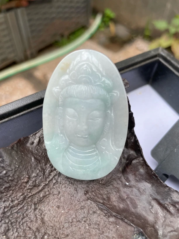 冰种观音头佛头守护神