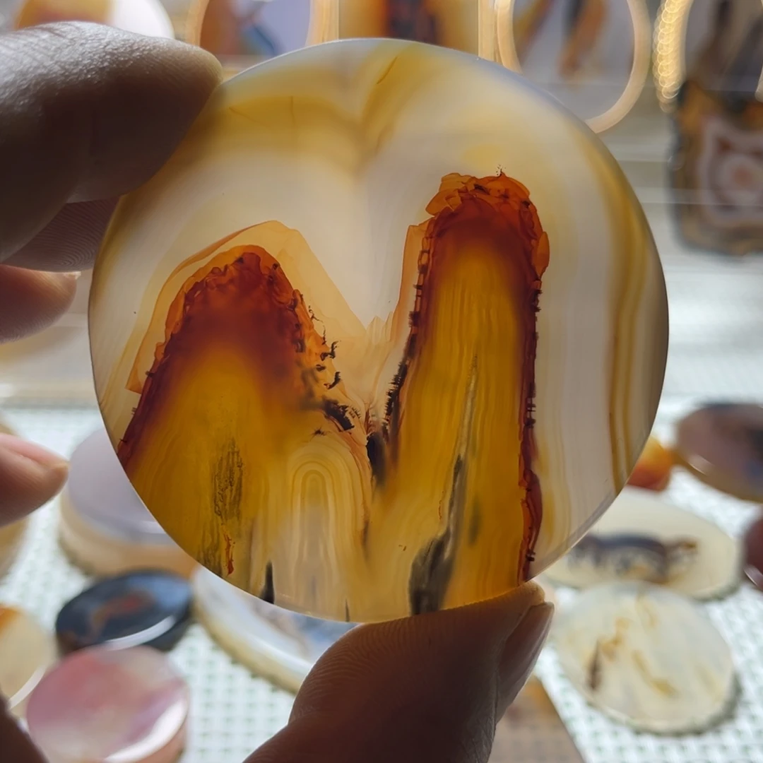 玛瑙/玉髓未镶嵌吊坠(不含链)