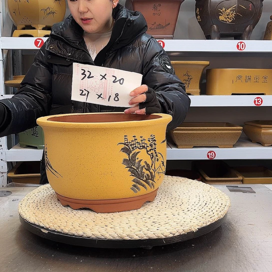 紫砂花盆紫砂花盆