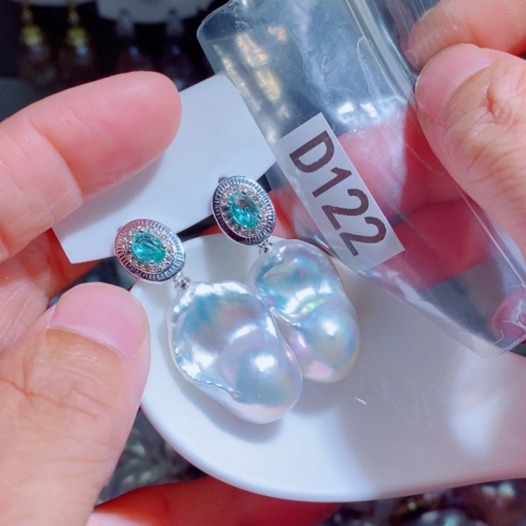 小***可银S925镶嵌其他淡水珍珠