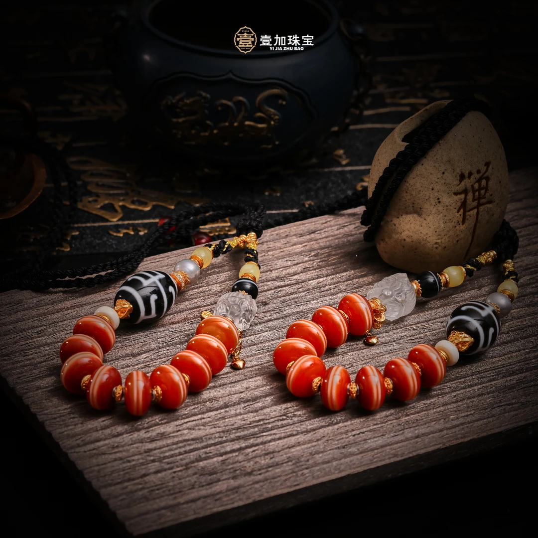 壹加林妹妹 | 玛瑙小卢无界锁骨链多样性发其一