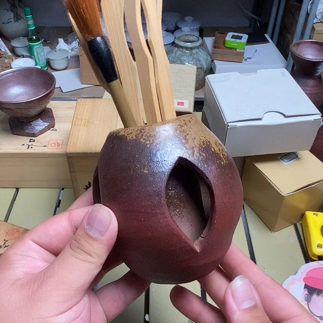 备前茶具默认微瑕不退不换看好在拍
